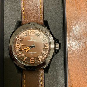 Black Label Watch - Brown on Brown